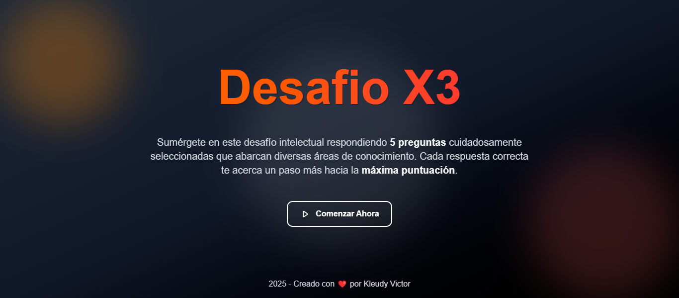 Desafio X3